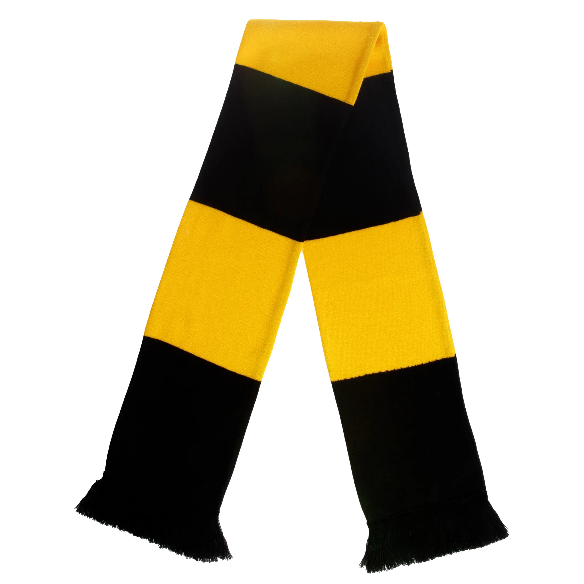 Yellow & Black Bar Scarf